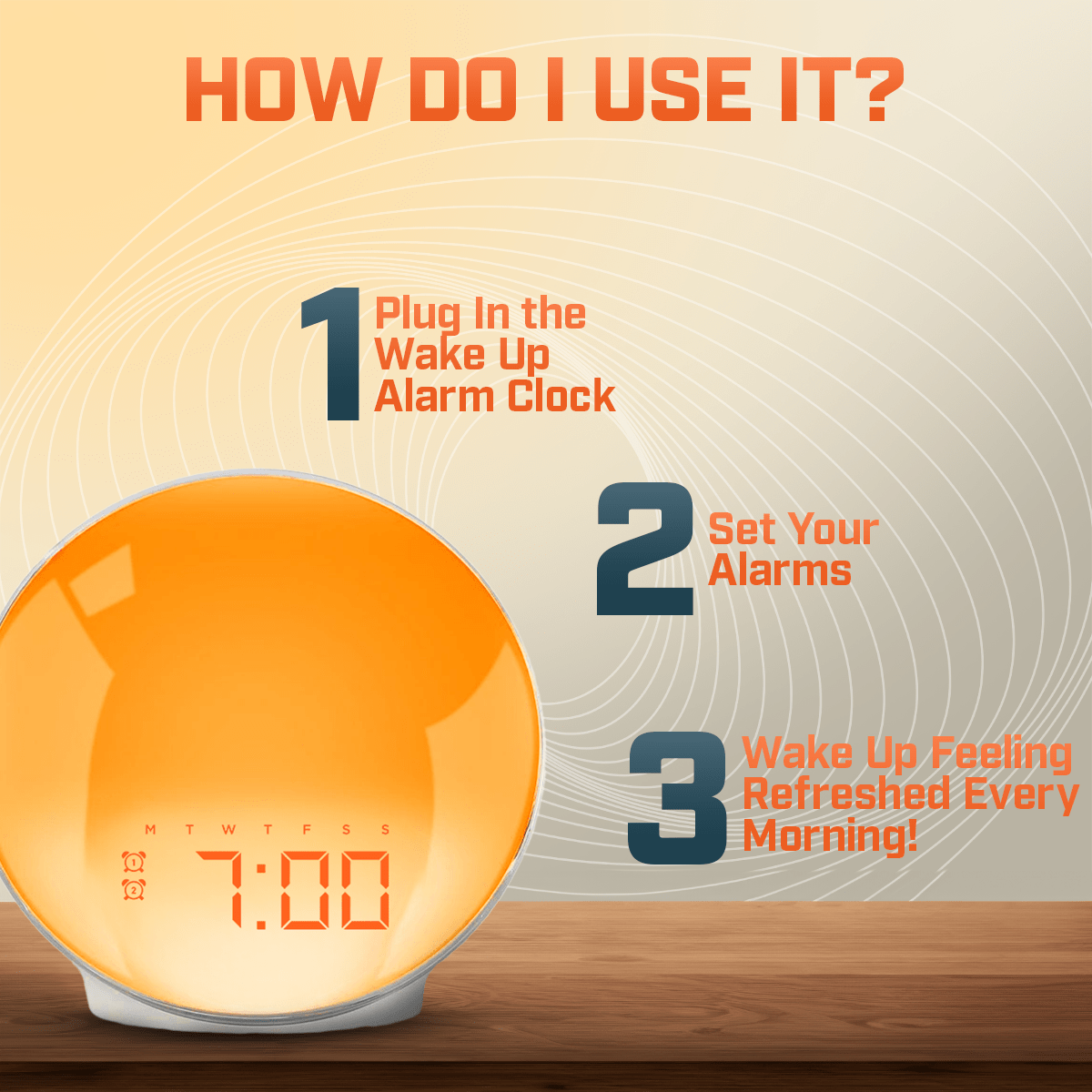 Wake Up Sunrise Alarm Clock